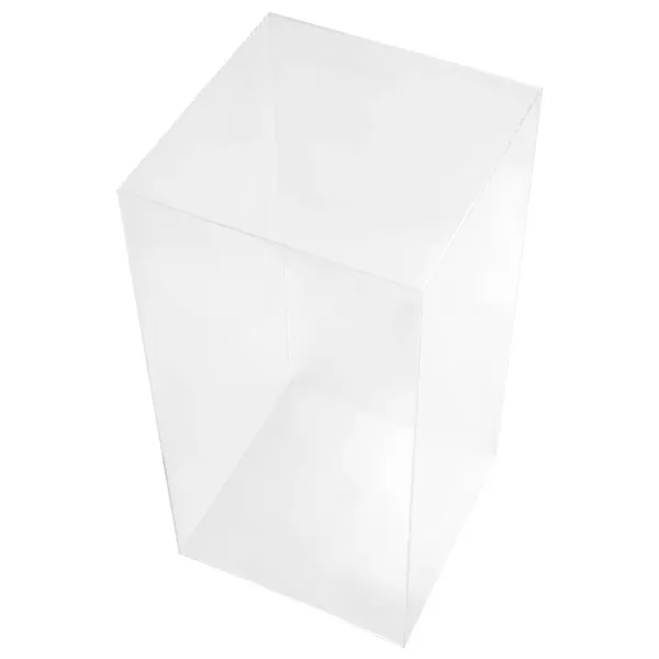 CNCEST Vitrina de acrílico transparente de 4 capas, 30 x 30 x 60 cm, cajas para materiales de arte, coleccionables, figuras, muñecas, etc.