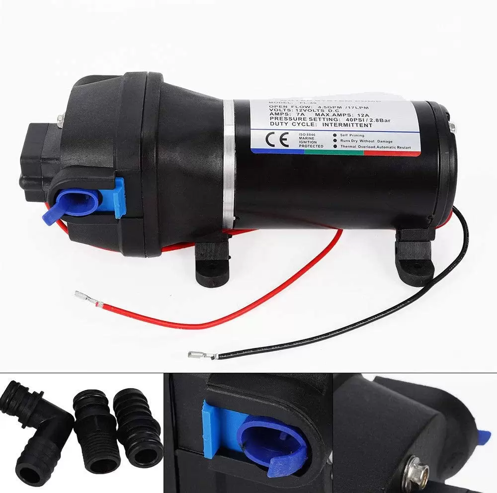 CNCEST Bomba de agua a presión de alta presión, 12V, constante, estable