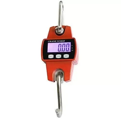 Escala colgante digital profesional 300KG, escala de escala LCD digital portátil con gancho