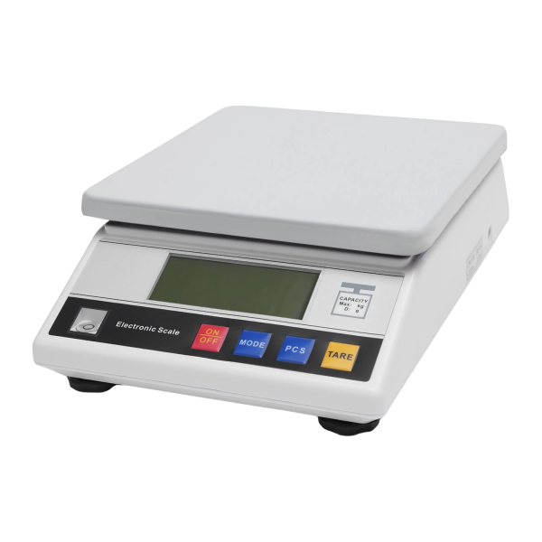 CNCEST Báscula digital electrónica industrial de precisión, 7,5 kg x 0,1 g, con función de contador y tara para industria, agricultura