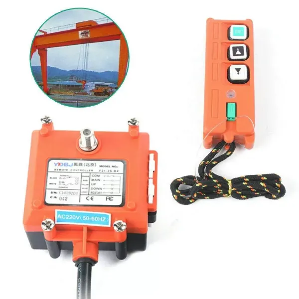 F21-2S - Grúa inalámbrica (IP65, emisor doble, para ascensores eléctricos en miniatura y cabrestantes) F21-2S - Grúa inalámbrica (IP65, emisor doble, para ascensores eléctricos en miniatura y cabrestantes)