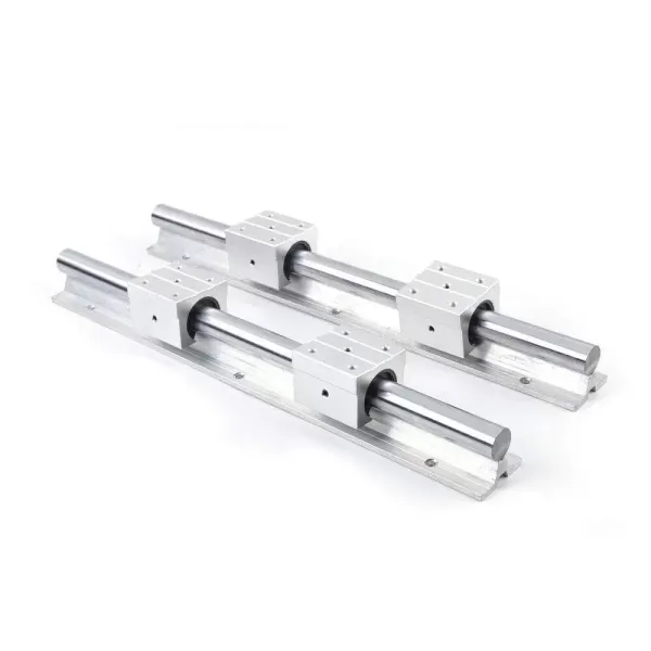 Guía lineal de rodamiento lineal, 2 carriles lineales (SBR16, 600 mm)