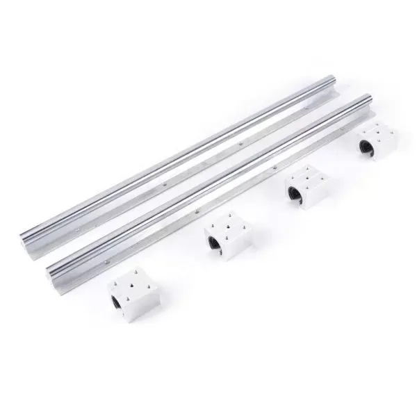 Guía lineal de rodamiento lineal, 2 carriles lineales (SBR16, 600 mm)