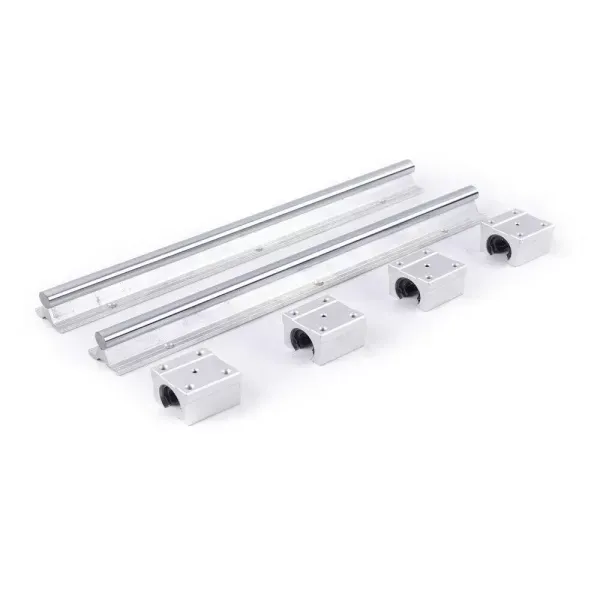 2 guías lineales SBR25 800 mm riel de guía lineal + 4 x SBR25UU