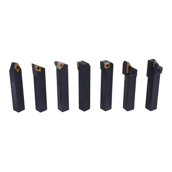 CNCEST Juego de cinceles de metal duro con placa de corte reversible para torno-herramienta de torno de 16 mm