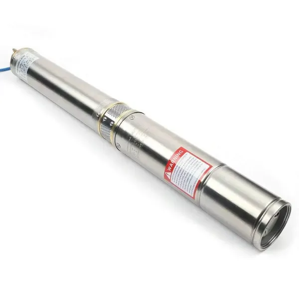 Bomba sumergible para pozos profundos, 100 cm, acero inoxidable, 4000 l/h, 220 V, 750 W