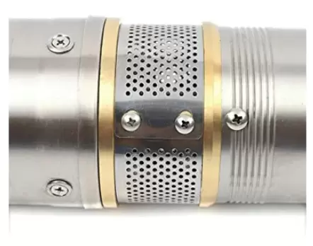Bomba sumergible para pozos profundos, 100 cm, acero inoxidable, 4000 l/h, 220 V, 750 W