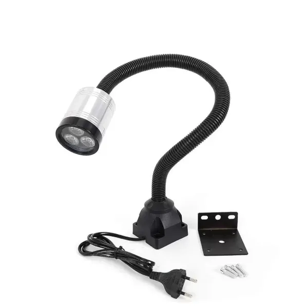Lámpara para máquina con base fija, de bajo consumo para artesanía CNC, banco de trabajo o iluminación de maquinaria