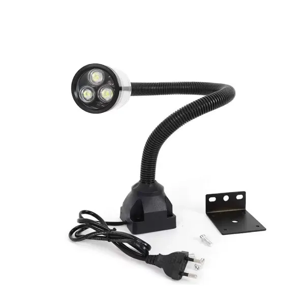 Lámpara para máquina con base fija, de bajo consumo para artesanía CNC, banco de trabajo o iluminación de maquinaria
