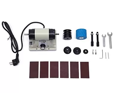 CNCEST Pulidora de cuero 220 V DIY cuero lijadora de bordes eléctrica para todo tipo de plantas- piel curtida