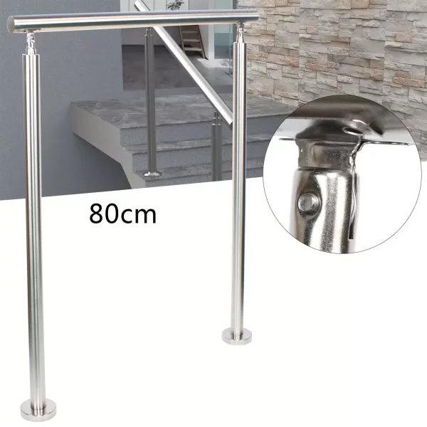 Mango de ducha de acero inoxidable de 80 cm con agarre antideslizante para discapacitados-mango de apoyo de seguridad