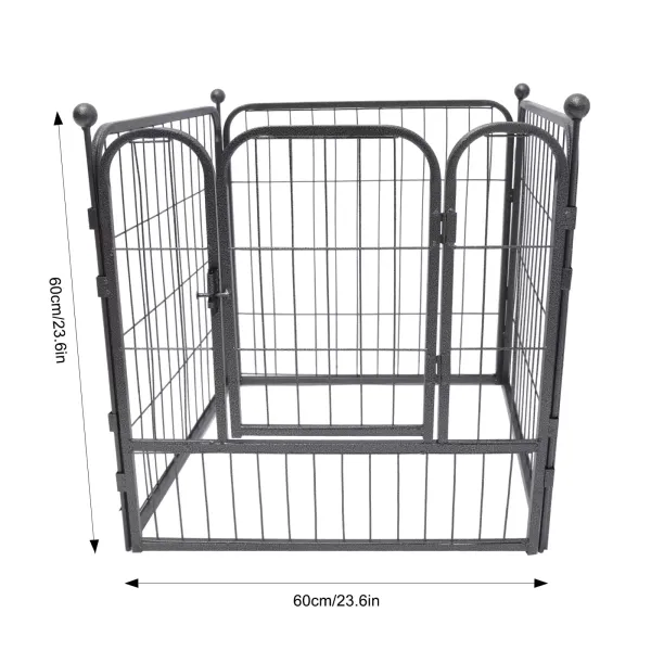 Parque para perros, parque para cachorros, recinto exterior para mascotas, montaje sin herramientas Parque para perros, parque para cachorros, recinto exterior para mascotas, montaje sin herramientas