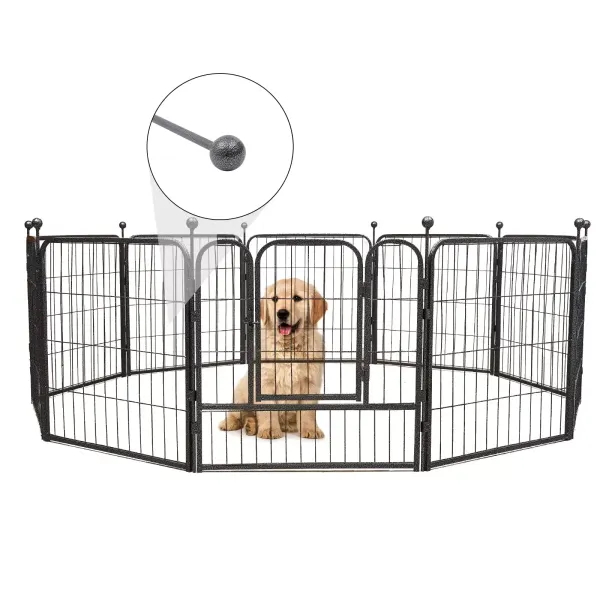 Parque para perros, parque para cachorros, recinto exterior para mascotas, montaje sin herramientas Parque para perros, parque para cachorros, recinto exterior para mascotas, montaje sin herramientas