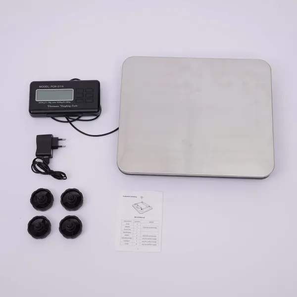 CNCEST Báscula industrial de precisión con pantalla LCD, 0,05-300 kg, báscula digital para mascotas