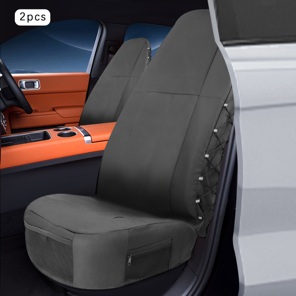 Fundas para asientos delanteros de coche de 52 x 49 x 81 cm, 2 unidades, para la mayoría de los asientos de coche del mercado, como coches y todoterrenos