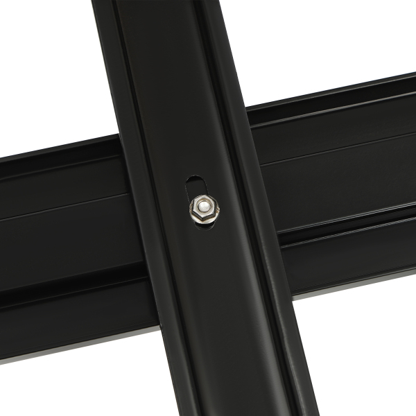 GM Baca Bandeja Portaequipajes Aluminio Negro 140cm