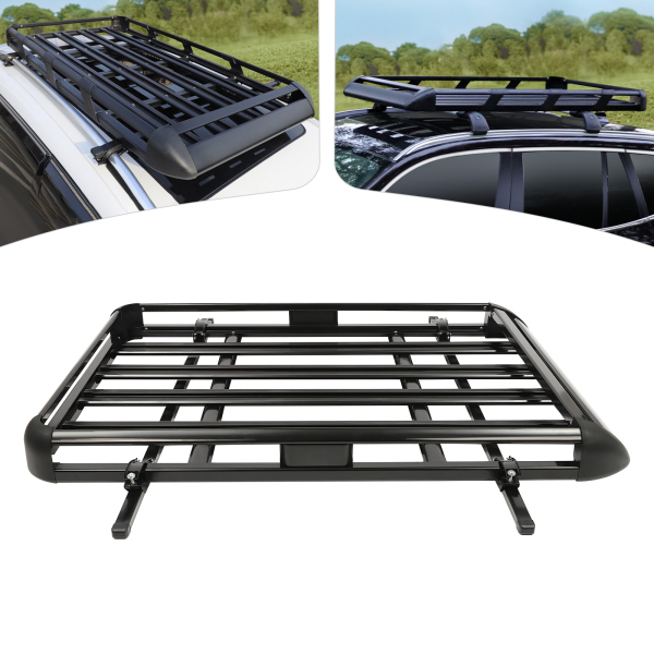GM Baca Bandeja Portaequipajes Aluminio Negro 140cm