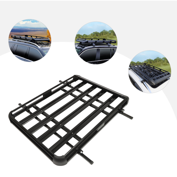 GM Baca Bandeja Portaequipajes Aluminio Negro 140cm GM Baca Bandeja Portaequipajes Aluminio Negro 140cm