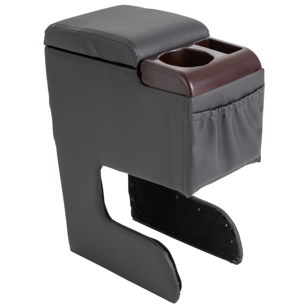 Caja de almacenamiento para reposabrazos de coche, universal, con portavasos y bolsa de almacenamiento
