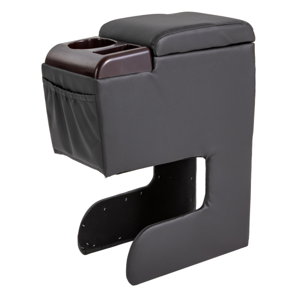 Caja de almacenamiento para reposabrazos de coche, universal, con portavasos y bolsa de almacenamiento Caja de almacenamiento para reposabrazos de coche, universal, con portavasos y bolsa de almacenamiento