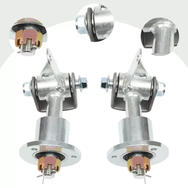 1 par de brazos giratorios para eje de 168 Go Kart con montaje en buje de rueda, DIY Go Kart Buggy Kart para cochecito de 110 cc