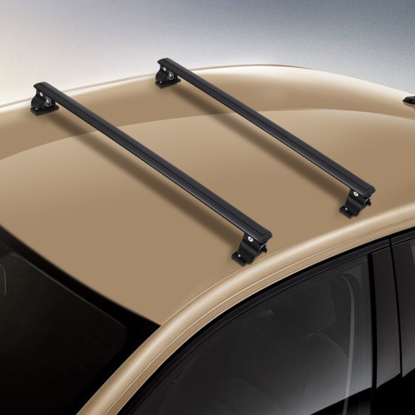 Barras transversales universales para baca, Barras transversales bloqueables para techo de coche, Baca bloqueable 130cm Barras transversales universales para baca, Barras transversales bloqueables para techo de coche, Baca bloqueable 130cm