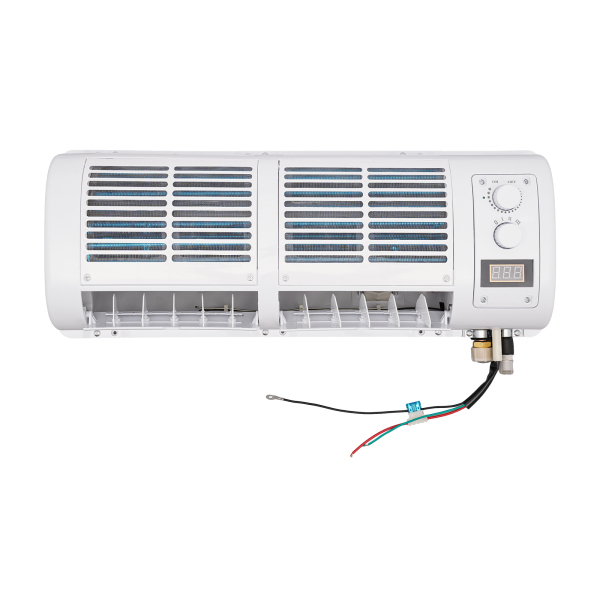 Ventilador de aire acondicionado para coche de 12 V con pantalla LCD