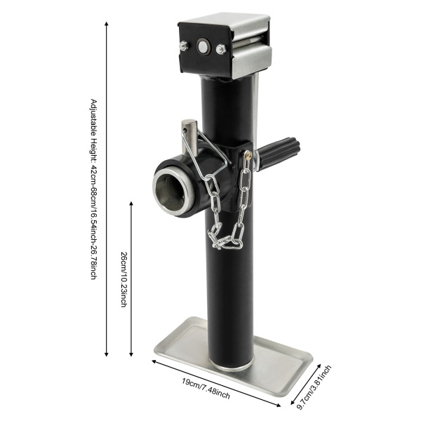 2x Gato de servicio de elevación rápida negro, capacidad de 2 toneladas, Altura de elevación: 26 cm 2x Gato de servicio de elevación rápida negro, capacidad de 2 toneladas, Altura de elevación: 26 cm