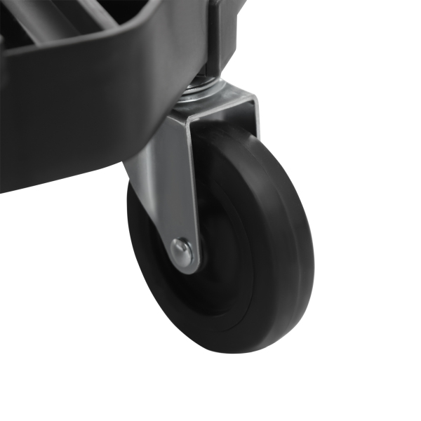 Asiento de taller redondo con ruedas, asiento neumático de garaje, asiento neumático de taller con ruedas - Negro Asiento de taller redondo con ruedas, asiento neumático de garaje, asiento neumático de taller con ruedas - Negro