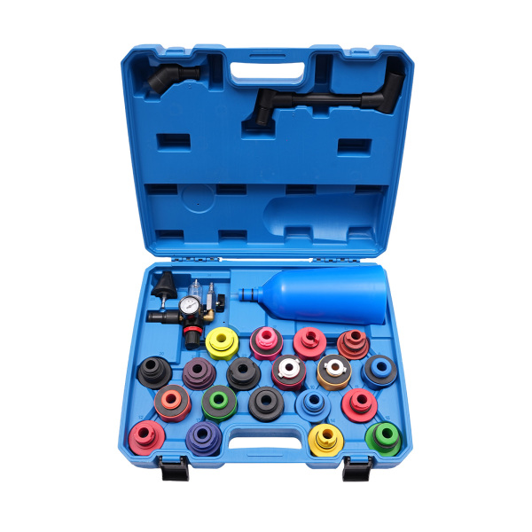 Juego de rellenado de aceite de motor, juego de cambio de aceite de motor 24PCS, Capacidad del embudo: 2L/0.53gal, Azul