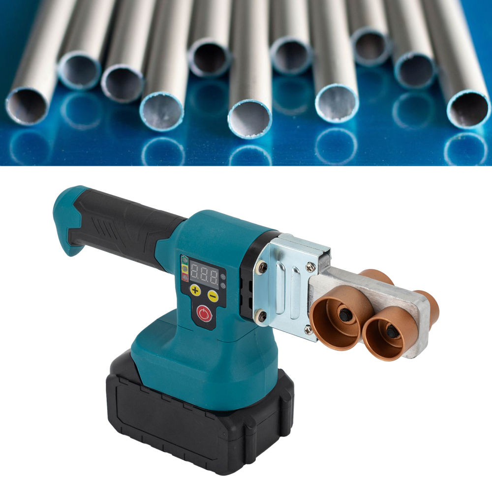 Soldador De Tubos De Plástico 110V – 3 Cabezales – Para Tuberías PP, PP-R Y PE – Calentador De PVC – Marca Genérica