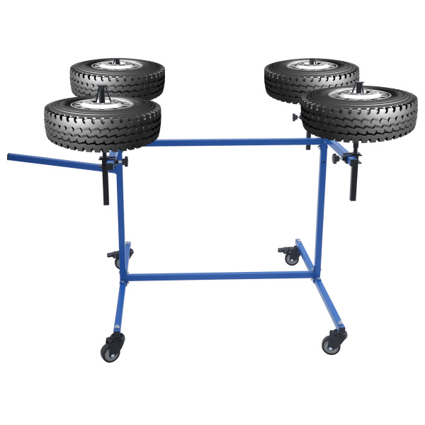 Soporte para Pintar Llantas, Soporte para Pintar Llantas, Soporte para Reparación de Autos - Azul