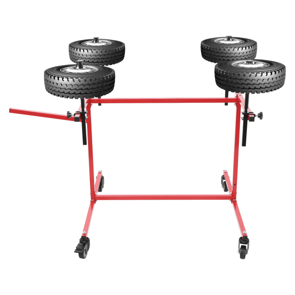 Soporte para Pintar Llantas, Soporte para Pintar Llantas, Soporte para Reparación de Autos - Rojo