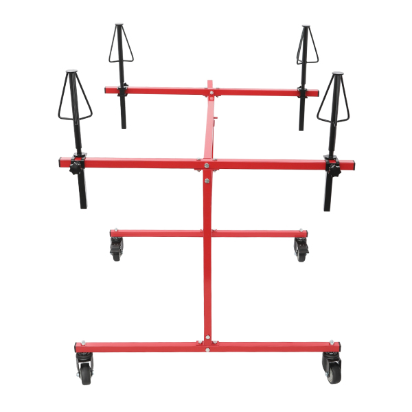 Soporte para Pintar Llantas, Soporte para Pintar Llantas, Soporte para Reparación de Autos - Rojo