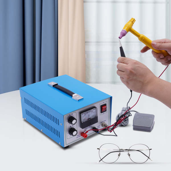 Máquina de soldadura por puntos de 50 A con chispa de impulso, Herramienta portátil de reparación de soldadura de joyas Máquina de soldadura por puntos de 50 A con chispa de impulso, Herramienta portátil de reparación de soldadura de joyas