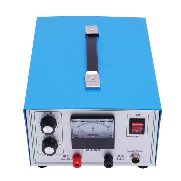 Máquina de soldadura por puntos de 50 A con chispa de impulso, Herramienta portátil de reparación de soldadura de joyas Máquina de soldadura por puntos de 50 A con chispa de impulso, Herramienta portátil de reparación de soldadura de joyas