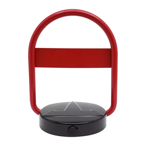 Cerradura de espacio de estacionamiento 46*56 cm, con control remoto, Capacidad de carga 8T, Cerradura de estacionamiento electrónica, rojo