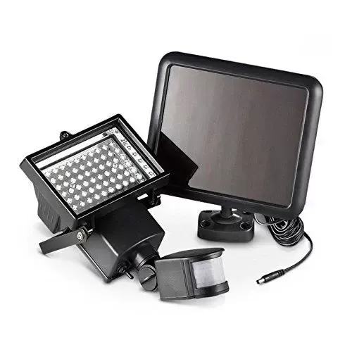 Lámpara solar de pared (60 ledes, para jardín, patio, pasillo, porche