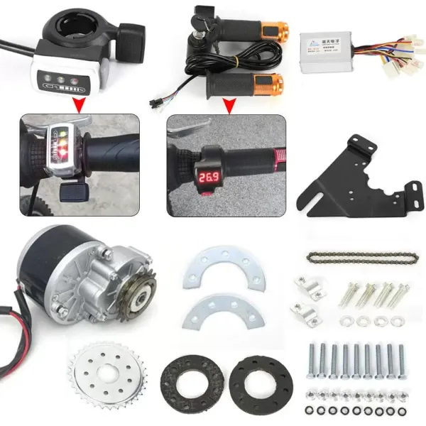Kit de conversión eléctrica para bicicleta común Motor de bicicleta eléctrica Kit de conversión de bicicleta eléctrica