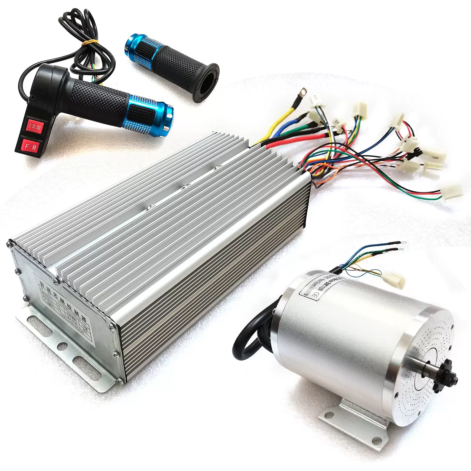 3000W 72V BLDC Motor Kit, Controlador sin escobillas para Scooter eléctrico E Bike