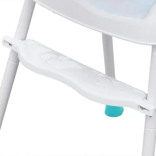 Silla Alta de alimentación para bebés 4 en 1 tronas portátiles Antideslizantes con cinturón de Seguridad de Bandeja
