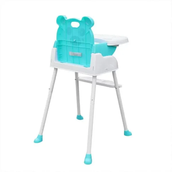 Silla Alta de alimentación para bebés 4 en 1 tronas portátiles Antideslizantes con cinturón de Seguridad de Bandeja