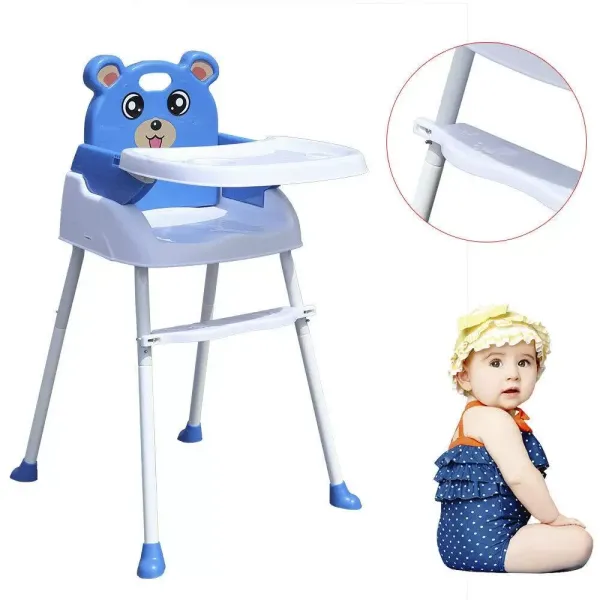 Trona para niños 4 en 1, portátil, asiento de alimentación para bebés