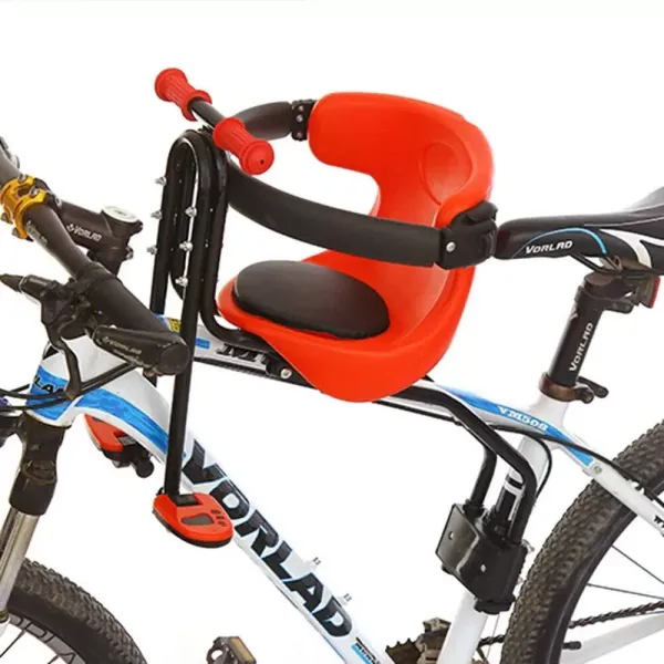 Asiento de seguridad para bicicleta infantil con pasamanos antideslizantes, elevadores para niños, desmontable Asiento de seguridad para bicicleta infantil con pasamanos antideslizantes, elevadores para niños, desmontable