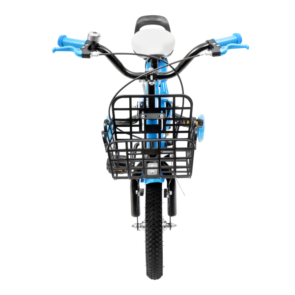 Bicicleta infantil de 12 pulgadas para niños con ruedas de apoyo, bicicleta educativa para 3 años con timbre y ruedas de doble freno (azul) Bicicleta infantil de 12 pulgadas para niños con ruedas de apoyo, bicicleta educativa para 3 años con timbre y ruedas de doble freno (azul)