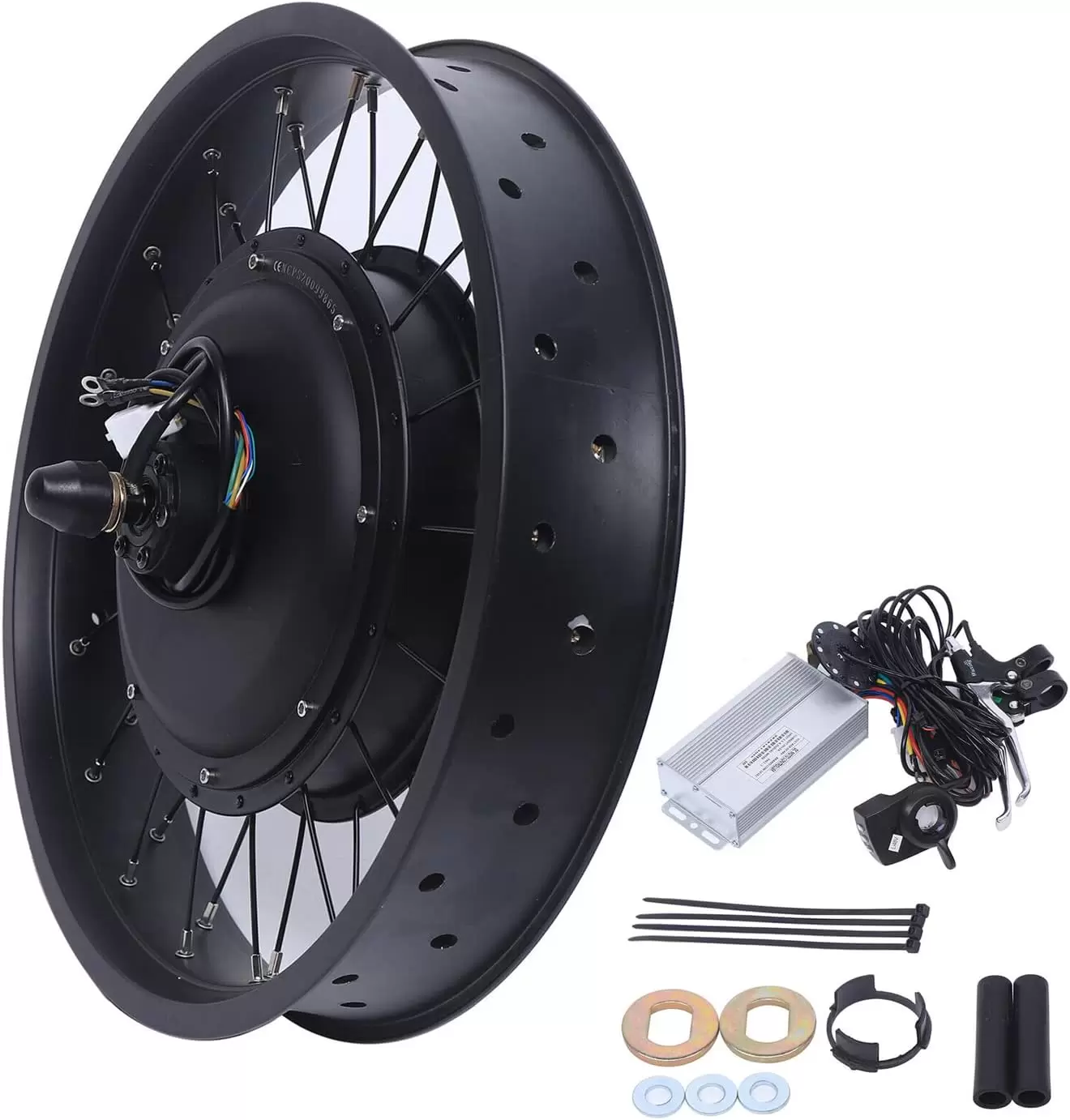 Kit de conversión para bicicleta eléctrica de motor de cubo, 20 pulgadas, rueda trasera 48 V 1000 W para bicicleta eléctrica