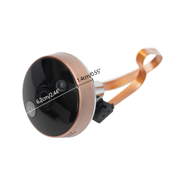 Timbre de puerta con cámara de 140 ° de gran ángulo, de 1,3 megapíxeles, con batería de 4000 mAh y sensor PIR