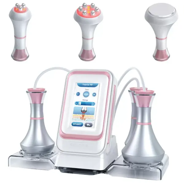 80K Ultrasonido cavitación cuerpo adelgazante máquina Body Shaping Skin Tighten pérdida de peso herramienta 3 en 1 para el cuidado de la piel