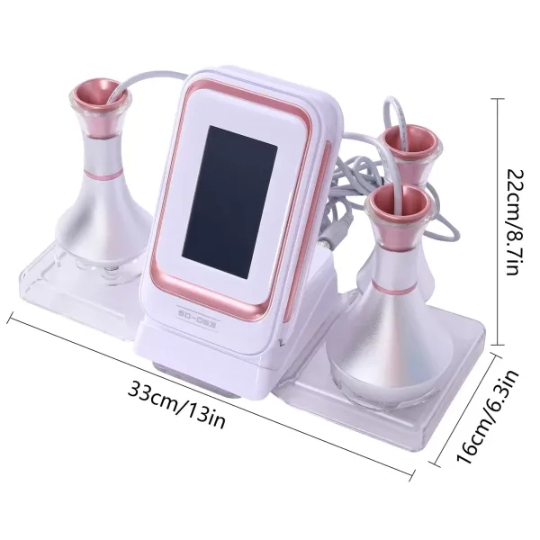 80K Ultrasonido cavitación cuerpo adelgazante máquina Body Shaping Skin Tighten pérdida de peso herramienta 3 en 1 para el cuidado de la piel