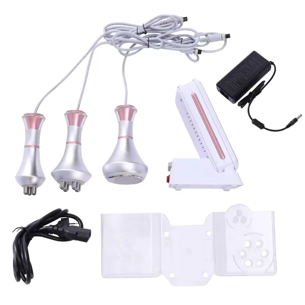 80K Ultrasonido cavitación cuerpo adelgazante máquina Body Shaping Skin Tighten pérdida de peso herramienta 3 en 1 para el cuidado de la piel